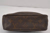 Auth Louis Vuitton Monogram Trousse Toilette 18 Clutch Hand Bag Old Model 8459J