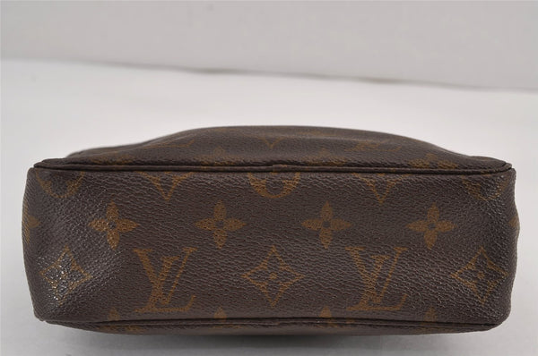 Auth Louis Vuitton Monogram Trousse Toilette 18 Clutch Hand Bag Old Model 8459J