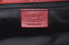 Authentic GUCCI Jackie Shoulder Hand Bag GG Canvas Leather 0021067 Red 8461J