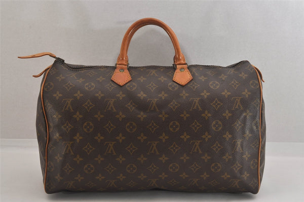 Authentic Louis Vuitton Monogram Speedy 40 Hand Boston Bag Old Model LV 8462M