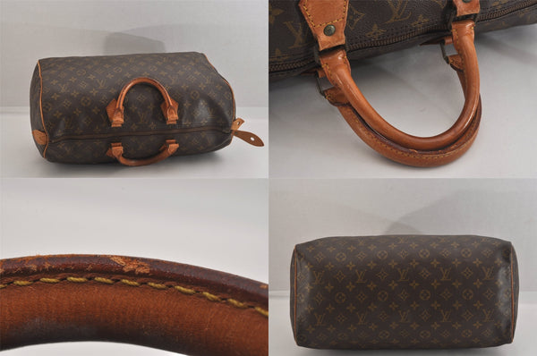 Authentic Louis Vuitton Monogram Speedy 40 Hand Boston Bag Old Model LV 8462M