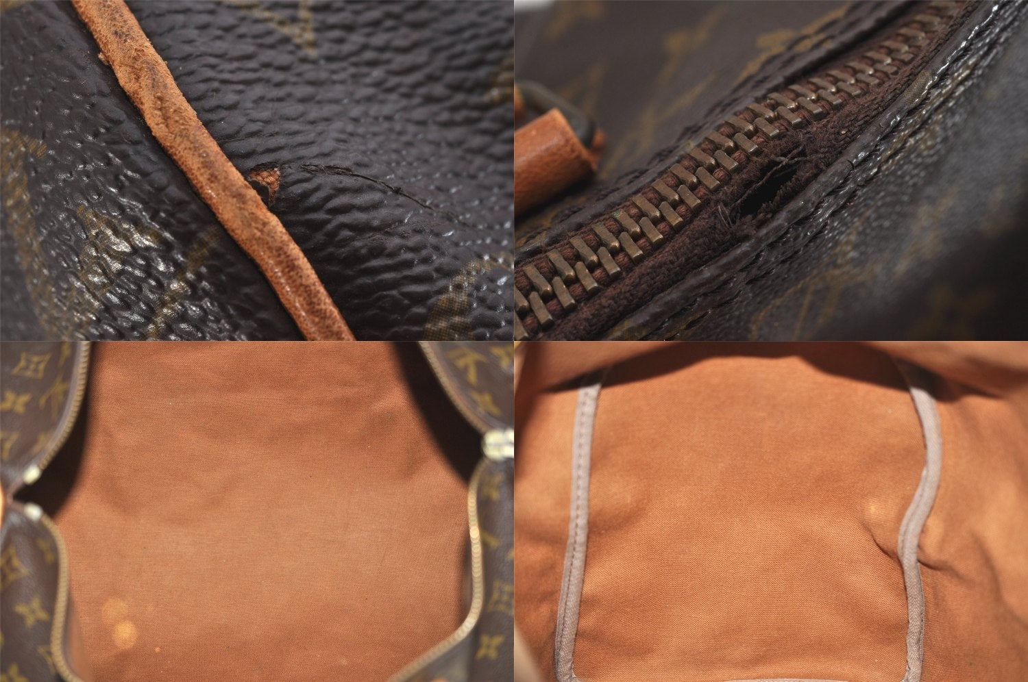 Authentic Louis Vuitton Monogram Speedy 40 Hand Boston Bag Old Model LV 8462M
