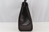 Authentic GUCCI Vintage Hand Tote Bag Leather Brown 8463I