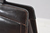 Authentic GUCCI Vintage Hand Tote Bag Leather Brown 8463I