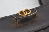 Authentic GUCCI Vintage Hand Tote Bag Leather Brown 8463I