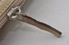 Authentic GUCCI Vintage Hand Bag Purse GG Canvas Leather 124542 Brown 8463J