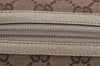 Authentic GUCCI Vintage Hand Bag Purse GG Canvas Leather 124542 Brown 8463J