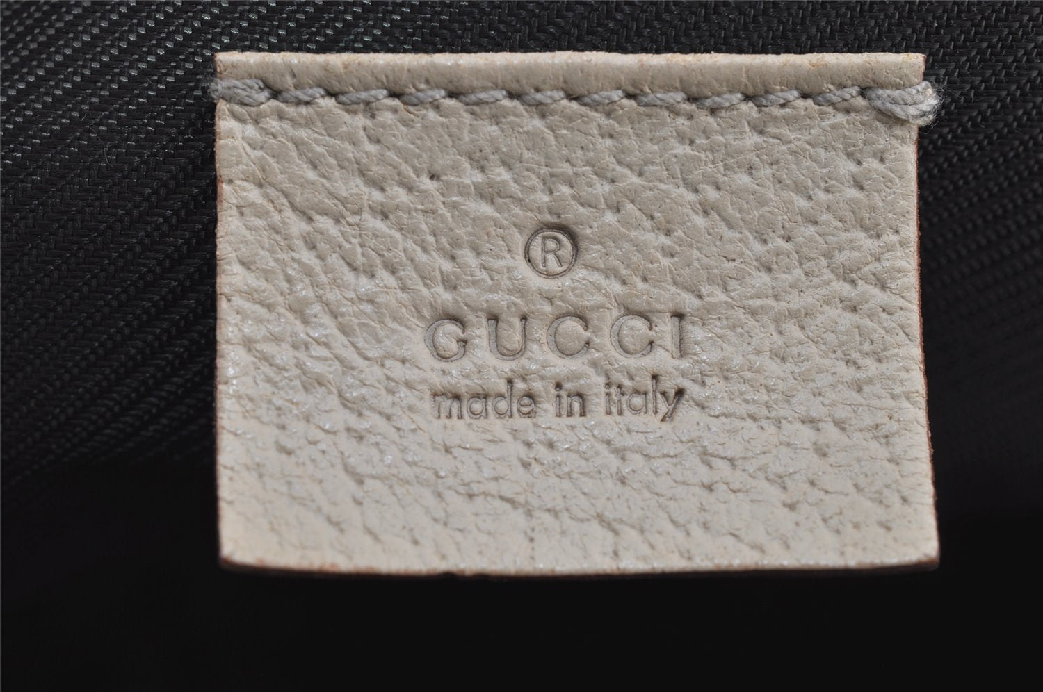 Authentic GUCCI Vintage Hand Bag Purse GG Canvas Leather 124542 Brown 8463J