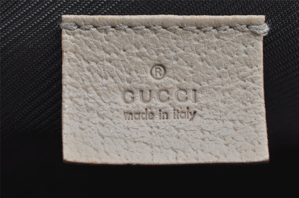 Authentic GUCCI Vintage Hand Bag Purse GG Canvas Leather 124542 Brown 8463J