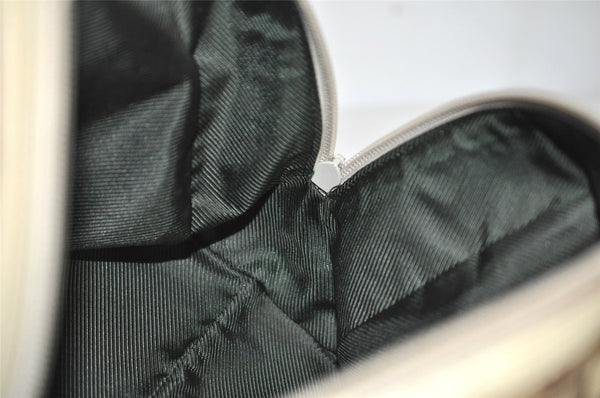 Authentic GUCCI Vintage Hand Bag Purse GG Canvas Leather 124542 Brown 8463J