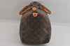 Authentic Louis Vuitton Monogram Speedy 35 Hand Boston Bag Old Model LV 8463M