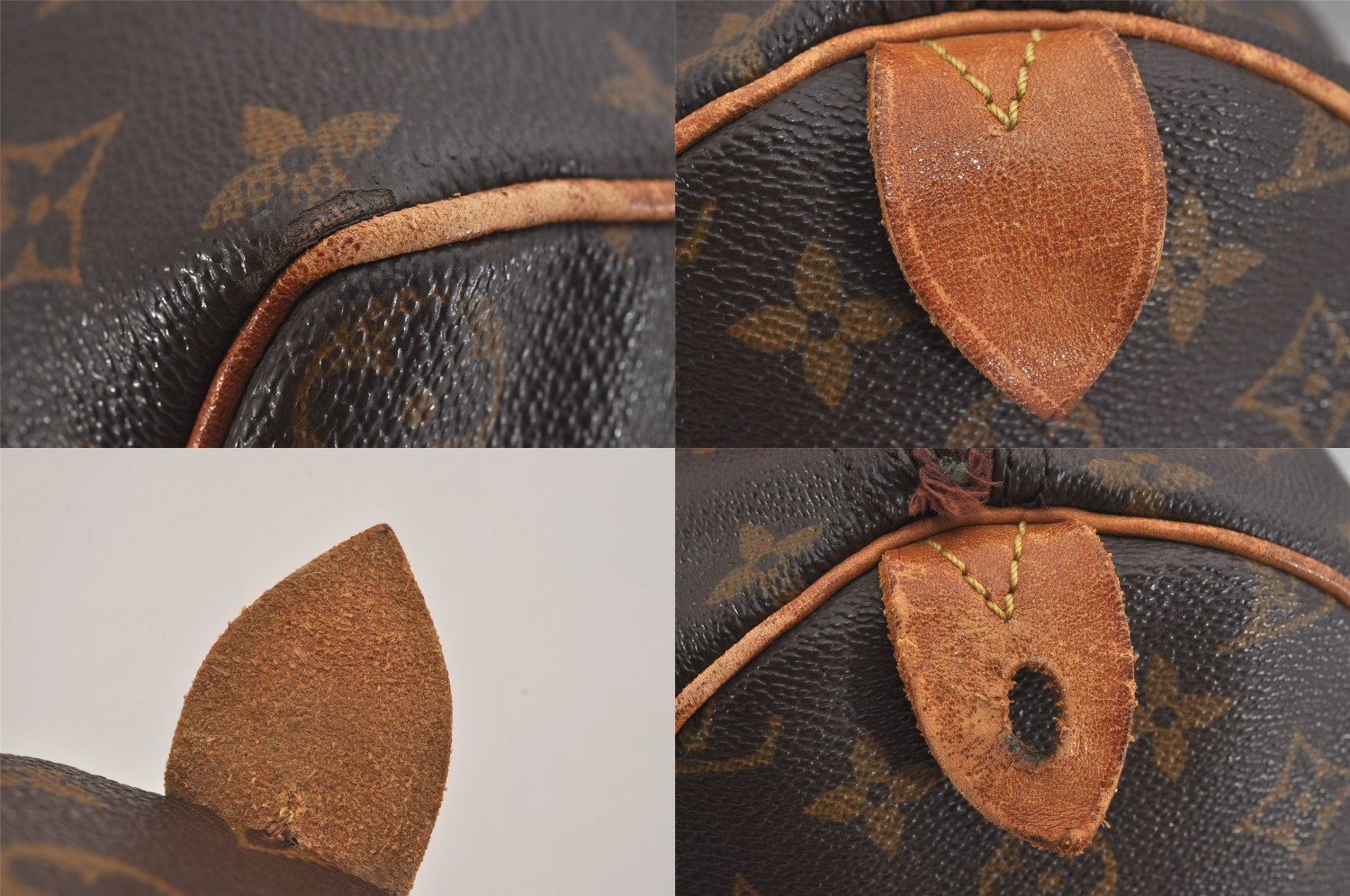 Authentic Louis Vuitton Monogram Speedy 35 Hand Boston Bag Old Model LV 8463M
