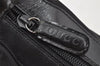 Authentic GUCCI Bamboo Vintage Shoulder Hand Bag Purse Nylon Leather Black 8464I