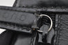 Authentic GUCCI Bamboo Vintage Shoulder Hand Bag Purse Nylon Leather Black 8464I