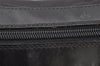 Authentic GUCCI Bamboo Vintage Shoulder Hand Bag Purse Nylon Leather Black 8464I