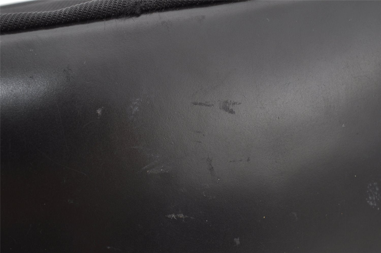 Authentic GUCCI Bamboo Vintage Shoulder Hand Bag Purse Nylon Leather Black 8464I