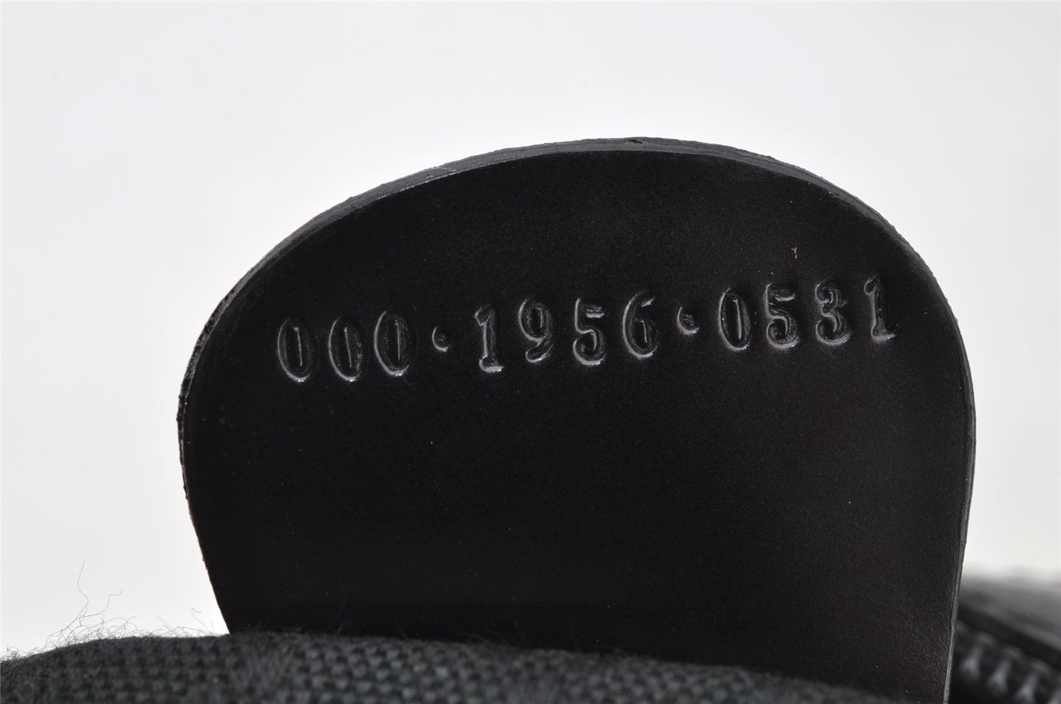 Authentic GUCCI Bamboo Vintage Shoulder Hand Bag Purse Nylon Leather Black 8464I