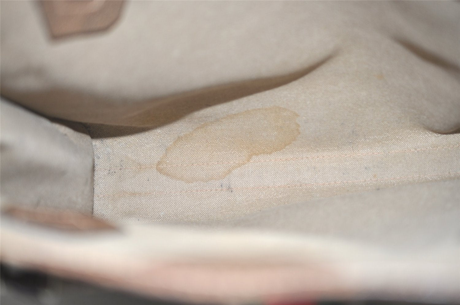 Authentic GUCCI Vintage Web Sherry Line Tote Hand Bag GG PVC Leather Brown 8465I