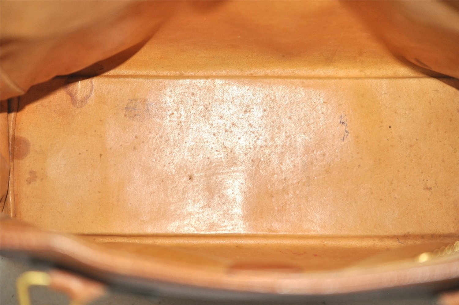 Authentic GUCCI Vintage Bamboo Hand Tote Bag Leather Brown 8466I