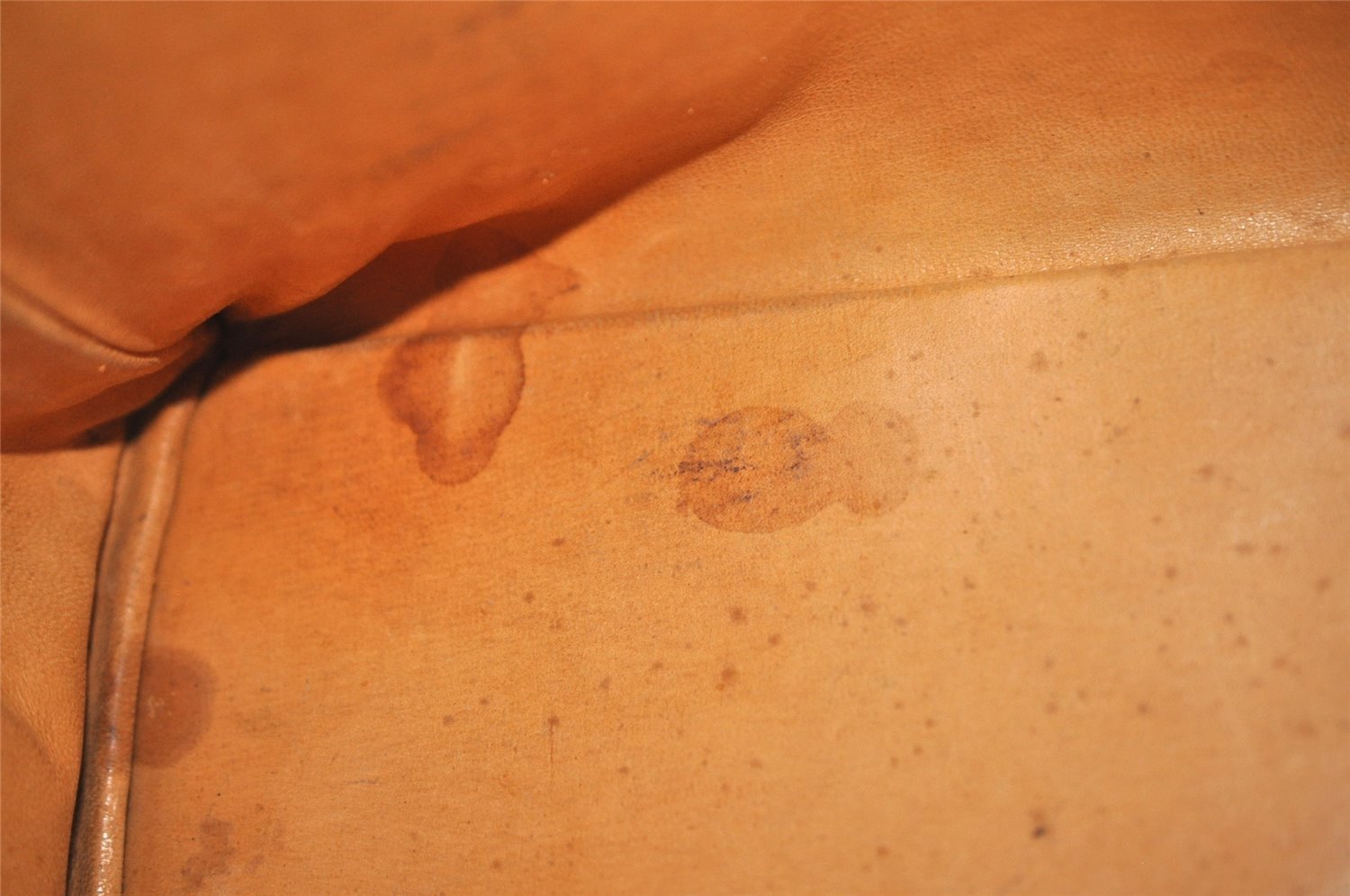 Authentic GUCCI Vintage Bamboo Hand Tote Bag Leather Brown 8466I