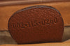 Authentic GUCCI Vintage Bamboo Hand Tote Bag Leather Brown 8466I