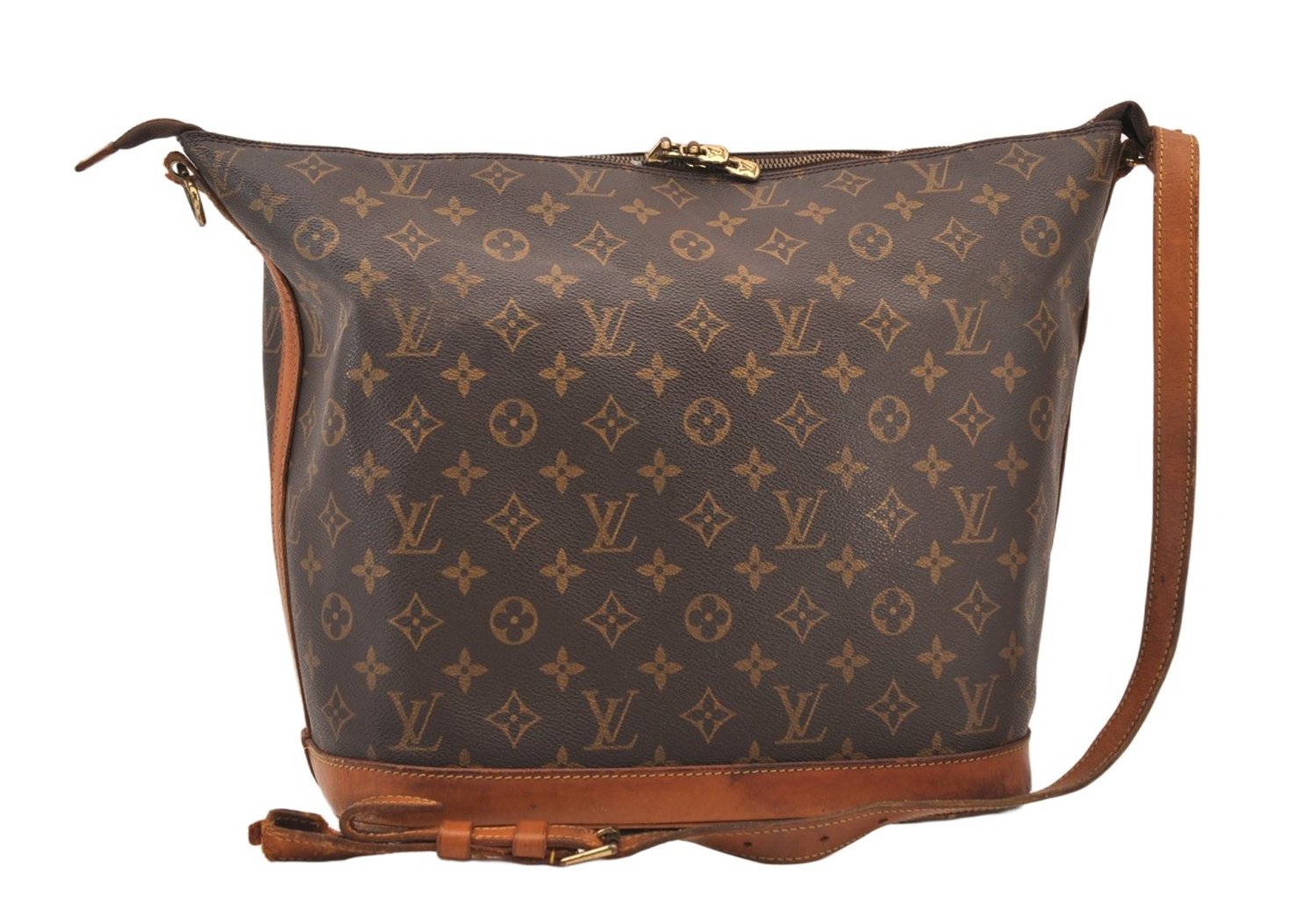 Auth Louis Vuitton Monogram Amfar Three Vanity Star Shoulder Bag Junk 8466M