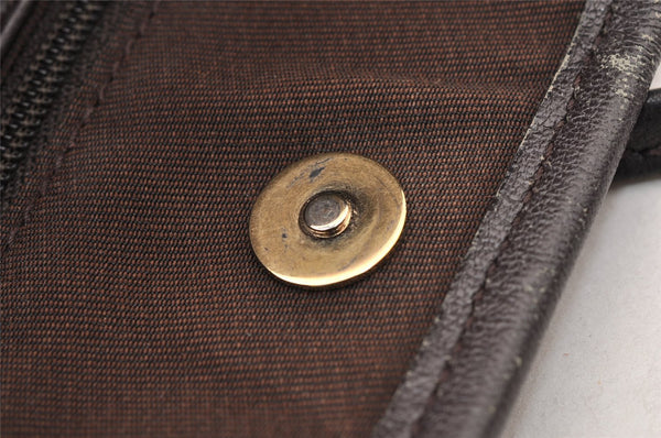 Authentic GUCCI New Britt Shoulder Tote Bag GG Canvas Leather 169946 Brown 8468I