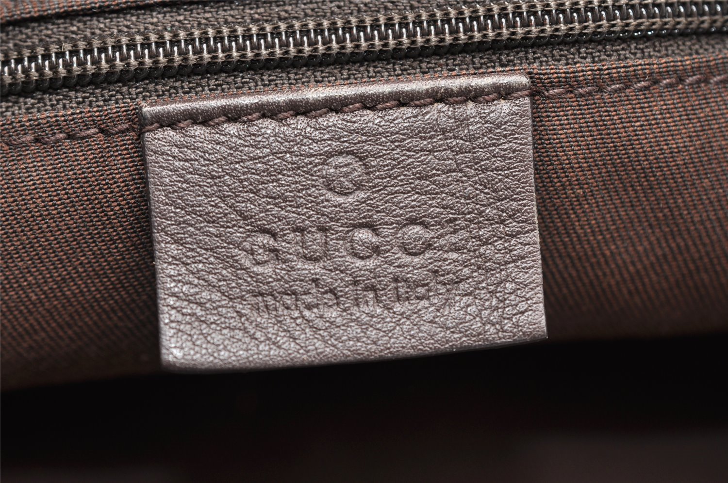 Authentic GUCCI New Britt Shoulder Tote Bag GG Canvas Leather 169946 Brown 8468I