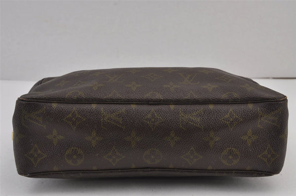 Auth Louis Vuitton Monogram Trousse Toilette 28 Clutch Hand Bag M47522 LV 8468J