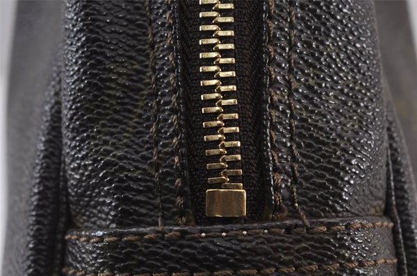Auth Louis Vuitton Monogram Trousse Toilette 28 Clutch Hand Bag M47522 LV 8468J