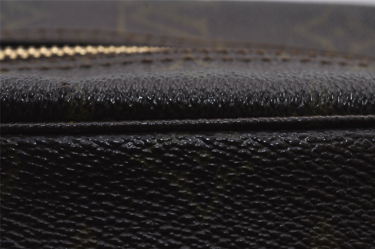 Auth Louis Vuitton Monogram Trousse Toilette 28 Clutch Hand Bag M47522 LV 8468J