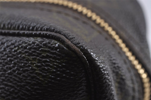 Auth Louis Vuitton Monogram Trousse Toilette 28 Clutch Hand Bag M47522 LV 8468J