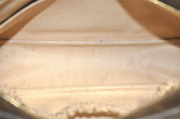 Auth Louis Vuitton Monogram Trousse Toilette 28 Clutch Hand Bag M47522 LV 8468J