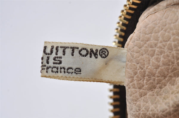 Auth Louis Vuitton Monogram Trousse Toilette 28 Clutch Hand Bag M47522 LV 8468J