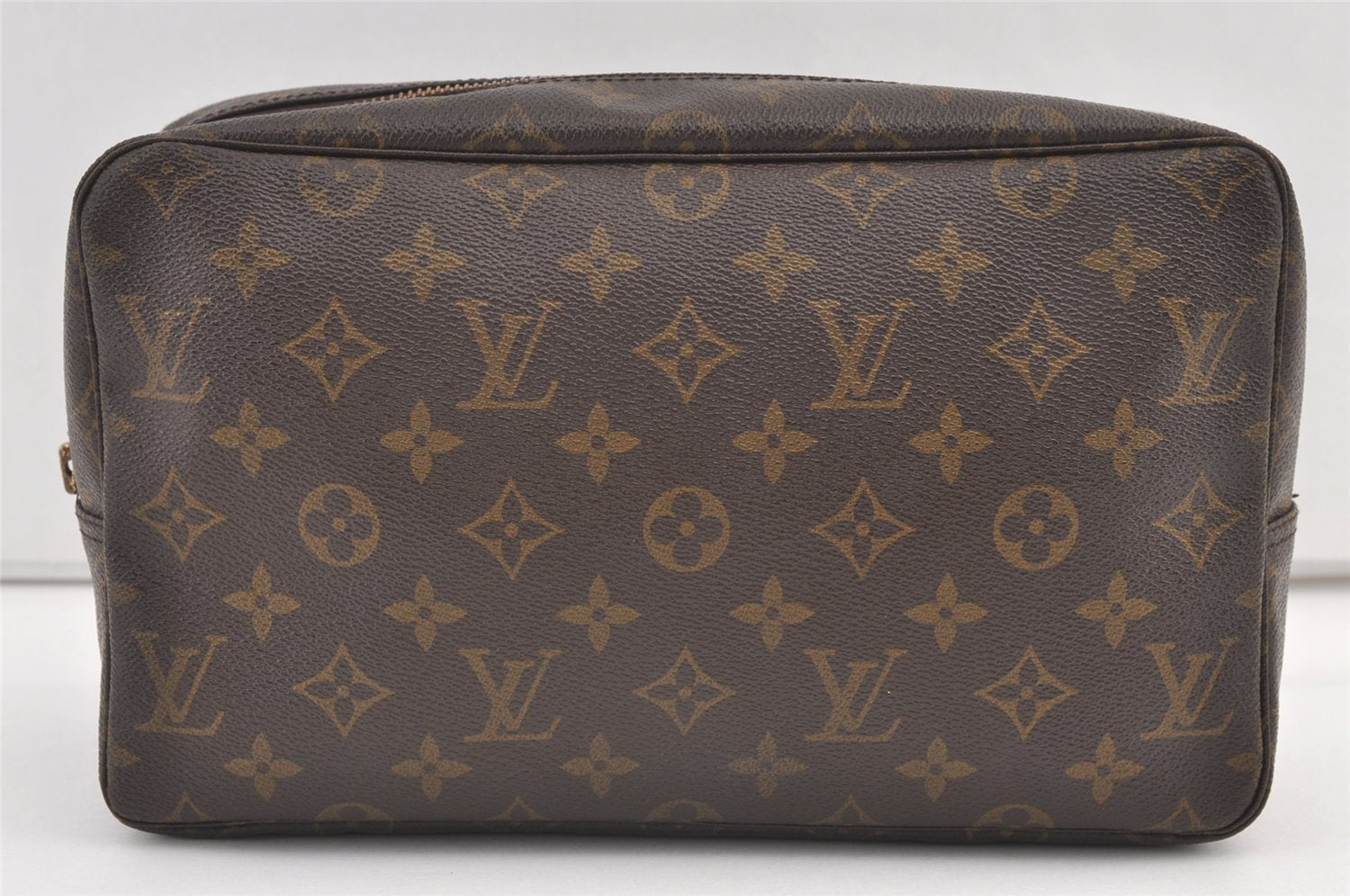 Auth Louis Vuitton Monogram Trousse Toilette 28 Clutch Bag M47522 Junk 8470J