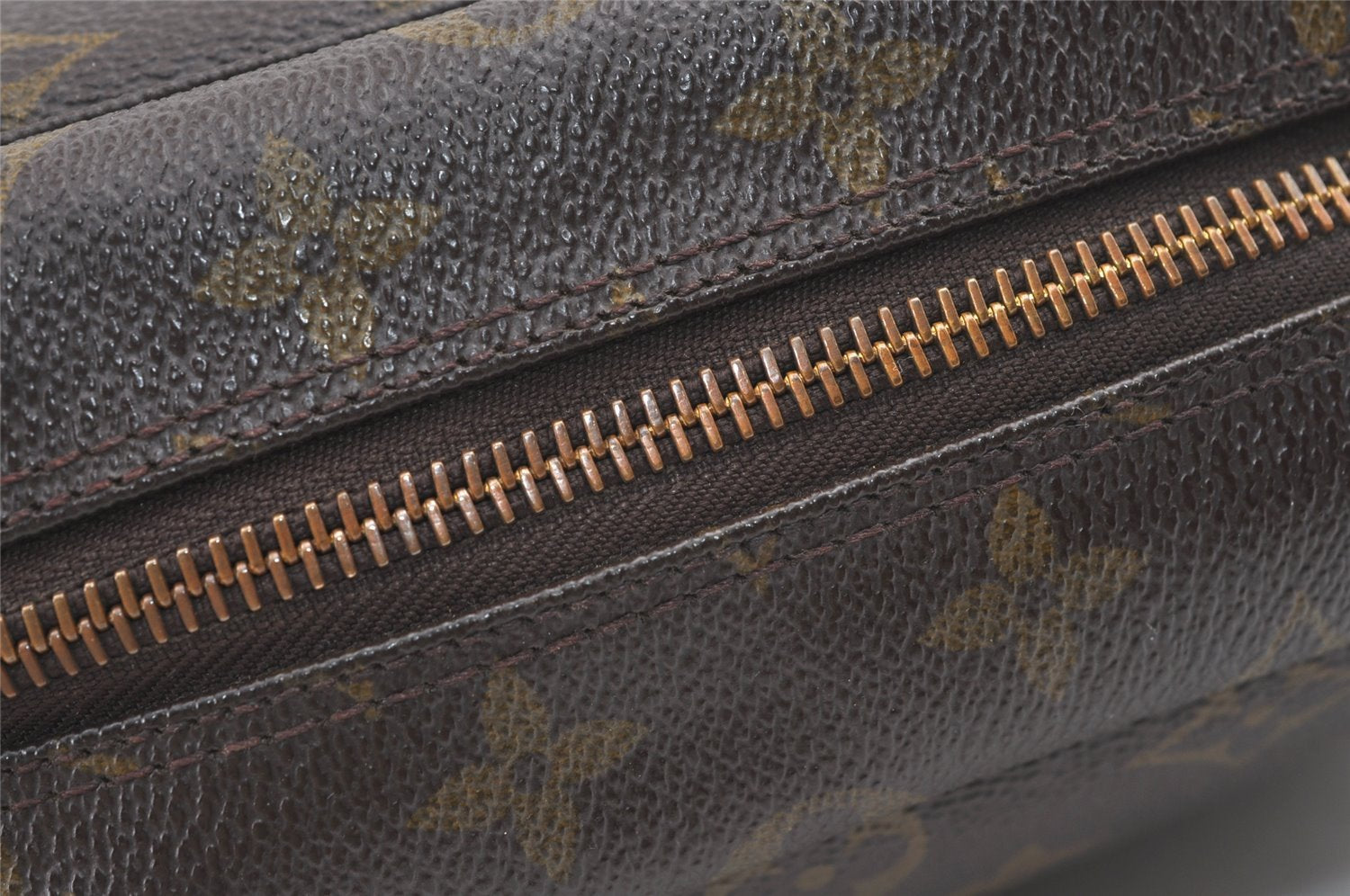 Auth Louis Vuitton Monogram Trousse Toilette 28 Clutch Bag M47522 Junk 8470J