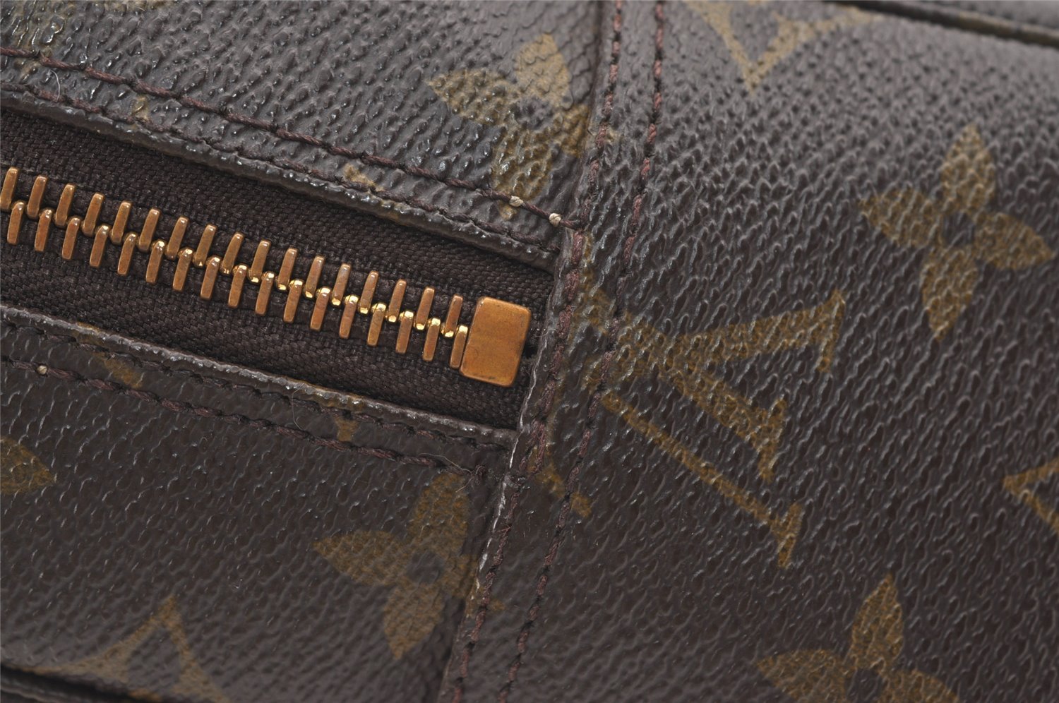 Auth Louis Vuitton Monogram Trousse Toilette 28 Clutch Bag M47522 Junk 8470J