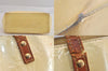 Authentic Louis Vuitton Vernis Reade PM Hand Bag Yellow M91145 LV Junk 8472M