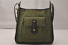 Authentic Louis Vuitton Monogram Mini Besace Mary Kate Shoulder Bag Green 8473J