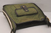 Authentic Louis Vuitton Monogram Mini Besace Mary Kate Shoulder Bag Green 8473J
