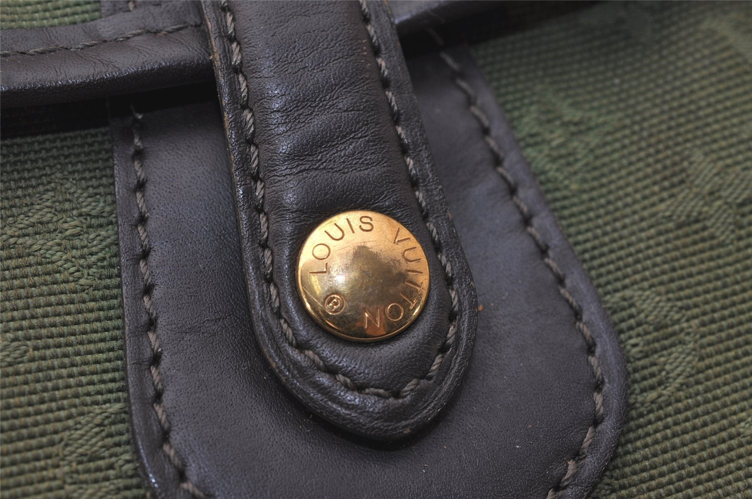 Authentic Louis Vuitton Monogram Mini Besace Mary Kate Shoulder Bag Green 8473J