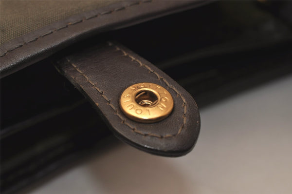 Authentic Louis Vuitton Monogram Mini Besace Mary Kate Shoulder Bag Green 8473J