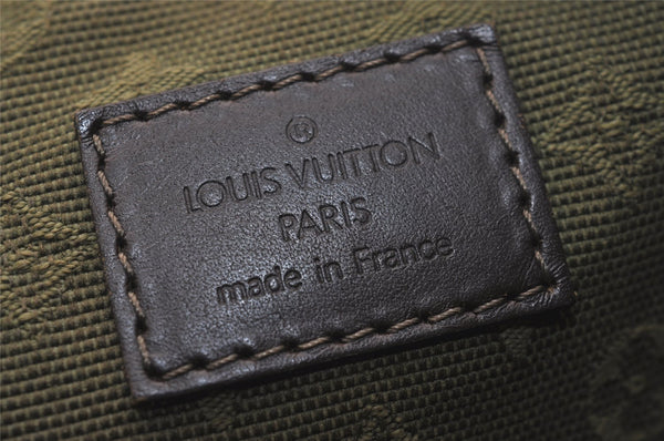 Authentic Louis Vuitton Monogram Mini Besace Mary Kate Shoulder Bag Green 8473J