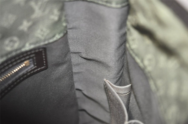 Authentic Louis Vuitton Monogram Mini Besace Mary Kate Shoulder Bag Green 8473J