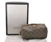 Authentic GUCCI OPHIDIA Pouch Purse GG PVC Leather 548393 Brown Box 8475I