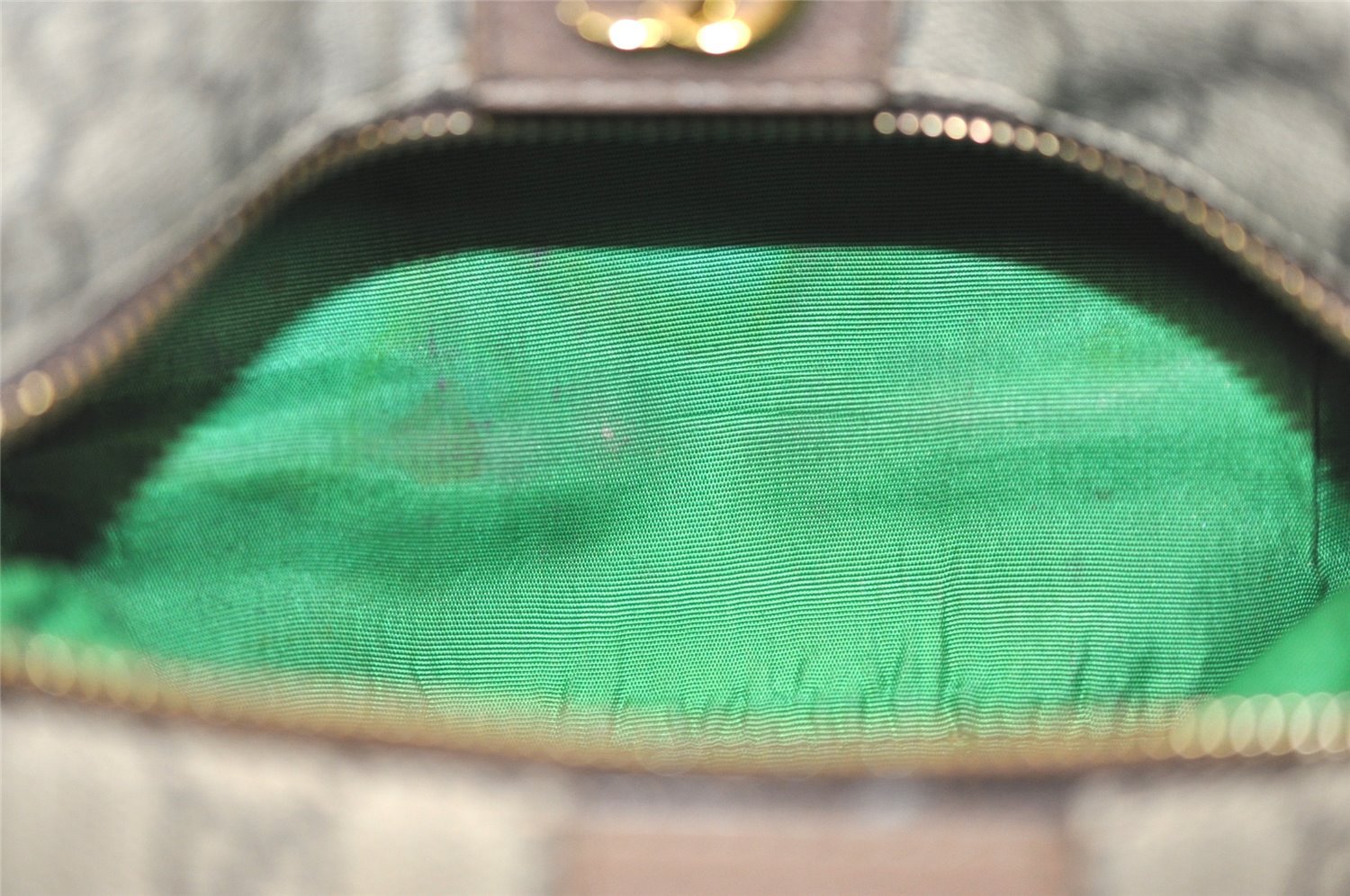 Authentic GUCCI OPHIDIA Pouch Purse GG PVC Leather 548393 Brown Box 8475I