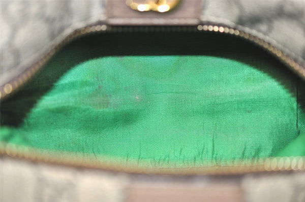 Authentic GUCCI OPHIDIA Pouch Purse GG PVC Leather 548393 Brown Box 8475I
