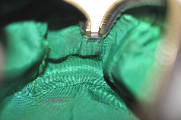 Authentic GUCCI OPHIDIA Pouch Purse GG PVC Leather 548393 Brown Box 8475I