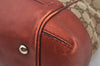 Authentic GUCCI Mayfair 2Way Tote Bag GG Canvas Leather 269894 Brown 8476I