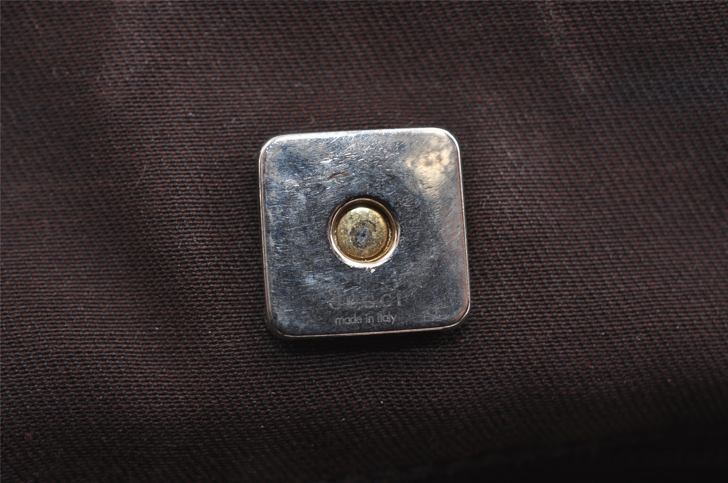 Authentic GUCCI Abbey Shoulder Tote Bag GG Canvas Leather 146247 Brown 8477I